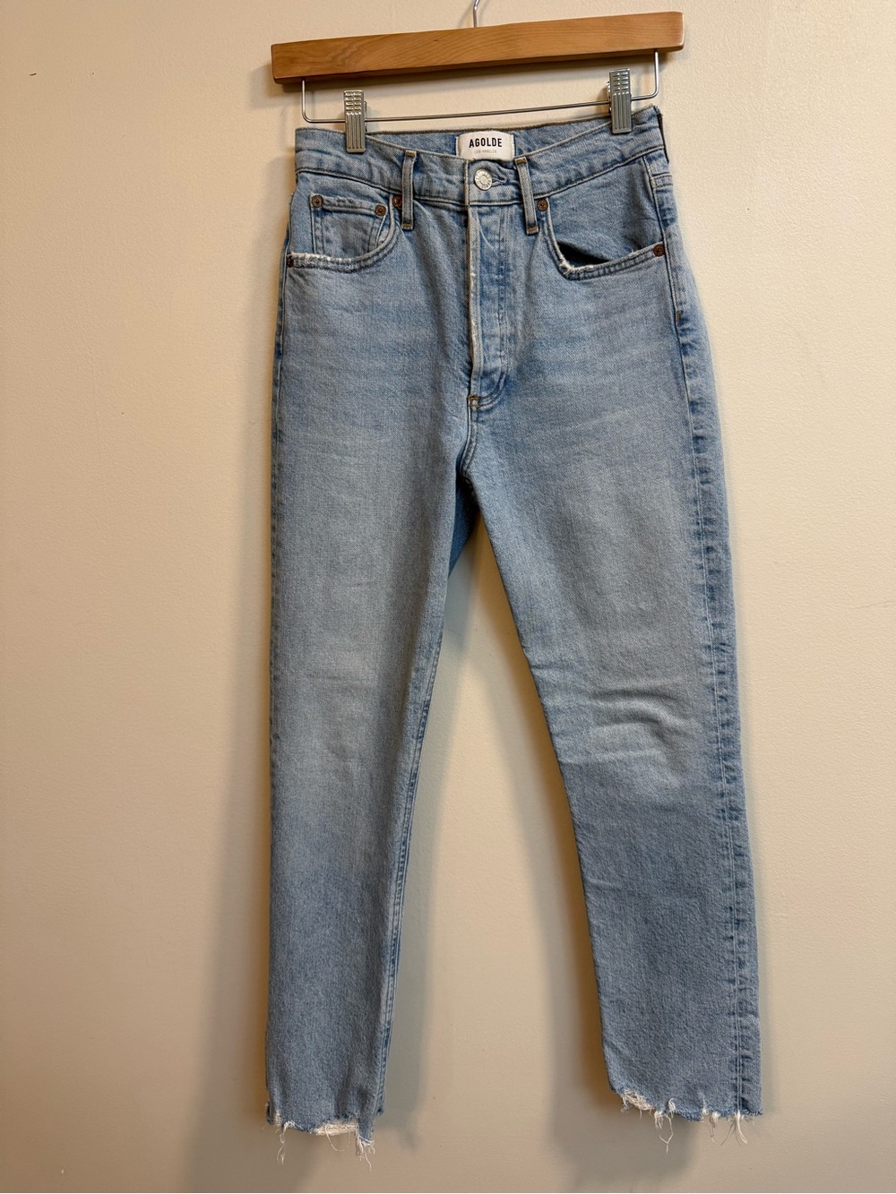Agolde Riley High Rise Straight Crop Jeans - Picture 4 of 8